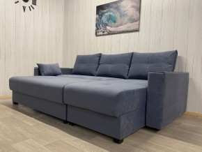 Диван угловой Комфорт-3 (НПБ+МДФ) велюр Monaco 13 в Ишиме - ishim.mebel24.online | фото 3