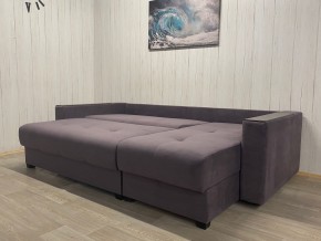 Диван угловой Комфорт-3 (НПБ+МДФ) велюр Monaco 8 в Ишиме - ishim.mebel24.online | фото 3