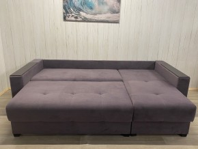 Диван угловой Комфорт-3 (НПБ+МДФ) велюр Monaco 8 в Ишиме - ishim.mebel24.online | фото 4