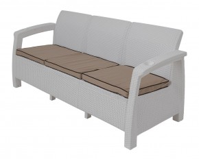 Диван Yalta Premium Sofa 3 Set (Ялта) белый (+подушки под спину) в Ишиме - ishim.mebel24.online | фото