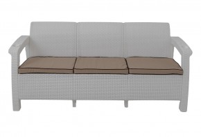 Диван Yalta Premium Sofa 3 Set (Ялта) белый (+подушки под спину) в Ишиме - ishim.mebel24.online | фото 2