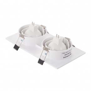 DK3022-WH Встраиваемый светильник, IP 20, 10 Вт, GU5.3, LED, белый, пластик в Ишиме - ishim.mebel24.online | фото 3