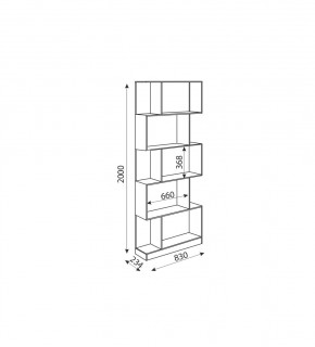 Дуглас (подростковая) М05 Стеллаж в Ишиме - ishim.mebel24.online | фото 2