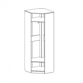 ЭЛАНА Прихожая (модульная) Дуб сонома в Ишиме - ishim.mebel24.online | фото 5