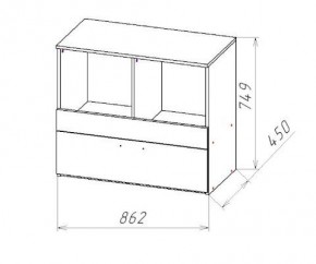 ГЕОМЕТРИЯ ГМТ.08 комод в Ишиме - ishim.mebel24.online | фото 2