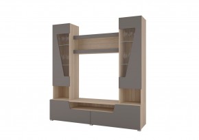 Гостиная АНТАЛИЯ (модульная) Сонома/Графит софт в Ишиме - ishim.mebel24.online | фото 2