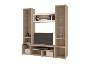 Гостиная АНТАЛИЯ (модульная) Сонома/Графит софт в Ишиме - ishim.mebel24.online | фото 3