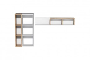 Гостиная Эльза (модульная) Дуб Крафт Золотой/Белый в Ишиме - ishim.mebel24.online | фото 3