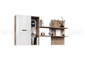 НЭНСИ NEW Гостиная ЛДСП (модульная) Белый глянец/Сонома в Ишиме - ishim.mebel24.online | фото 18