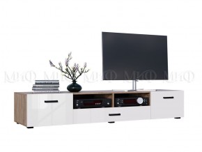 НЭНСИ NEW Гостиная ЛДСП (модульная) Белый глянец/Сонома в Ишиме - ishim.mebel24.online | фото 3