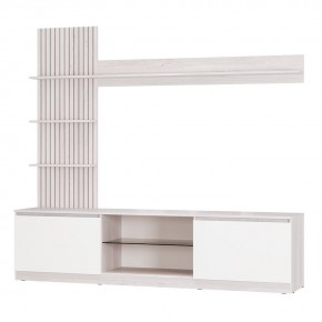 Гостиная Убер ГС-05 (ясень белый/белый) в Ишиме - ishim.mebel24.online | фото 2