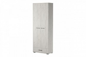 ИТАЛИЯ ШК1Я-800 Шкаф 2дв, 1ящ (дуб крафт белый) в Ишиме - ishim.mebel24.online | фото