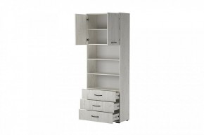 ИТАЛИЯ ШК3Я-800 Шкаф 2дв, 3ящ (дуб крафт белый) в Ишиме - ishim.mebel24.online | фото 2