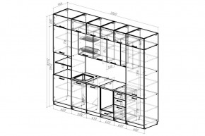 ЖАСМИН Кухонный гарнитур Экстра (3000 мм) в Ишиме - ishim.mebel24.online | фото 2