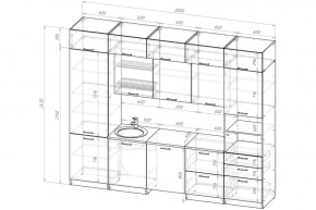 ЖАСМИН Кухонный гарнитур Экстра 5 (3000 мм) в Ишиме - ishim.mebel24.online | фото 2