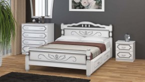 КАРИНА-5 Кровать из массива 900 с 2-мя ящиками в Ишиме - ishim.mebel24.online | фото 1