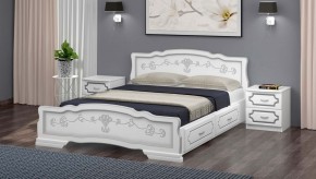 КАРИНА-6 Кровать из массива 900 с 2-мя ящиками в Ишиме - ishim.mebel24.online | фото 1