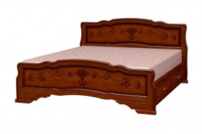 КАРИНА-6 Кровать из массива 900 с 2-мя ящиками в Ишиме - ishim.mebel24.online | фото 4