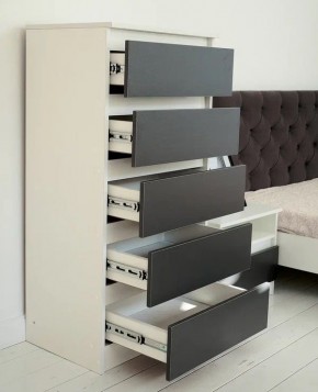 Комод 600 Парус (Белый/Графит) в Ишиме - ishim.mebel24.online | фото 3