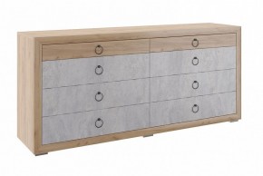 Комод большой Глэдис М27 (Дуб Золотой/Цемент светлый) в Ишиме - ishim.mebel24.online | фото