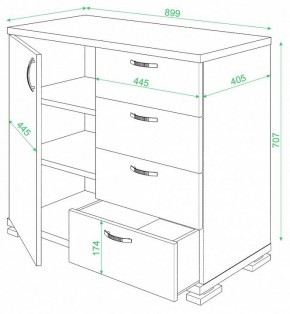 Комод Домино ТБ-4МН в Ишиме - ishim.mebel24.online | фото 2