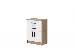 Комод Эконом (Дуб крафт золотой/Белый текстурный) в Ишиме - ishim.mebel24.online | фото 1
