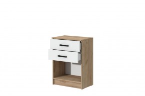 Комод Эконом (Дуб крафт золотой/Белый текстурный) в Ишиме - ishim.mebel24.online | фото 2