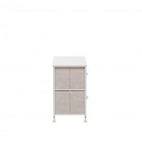 Комод Leset Линкс 2 ящ. (к/з), Каркас Белый, ящики Белые в Ишиме - ishim.mebel24.online | фото 4