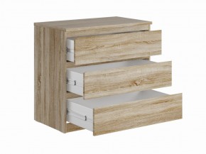 Комод МАЛЬТА с тремя выдвижными ящиками, цвет Дуб Сонома в Ишиме - ishim.mebel24.online | фото 3