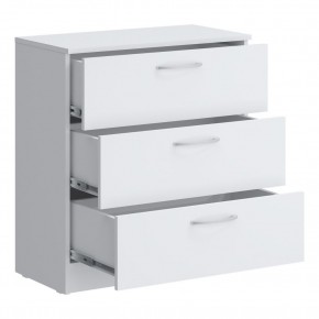 Комод мини Париж (Белый тиснение) в Ишиме - ishim.mebel24.online | фото 2