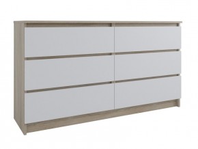 Комод МОРИ МК 1380.6 (Дуб Сонома/Белый) в Ишиме - ishim.mebel24.online | фото 1