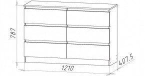 НИЦЦА-7 Комод (НЦ.07) в Ишиме - ishim.mebel24.online | фото 3