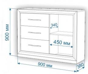 Комод Нобиле Км-120/38 ФГ в Ишиме - ishim.mebel24.online | фото 3