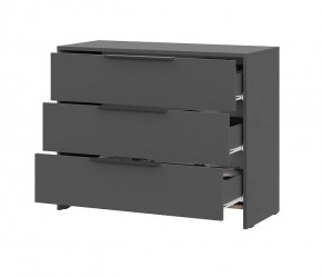КАМЕЛИЯ 1 Серия 2 Комод 3 ящика Графит серый в Ишиме - ishim.mebel24.online | фото 3
