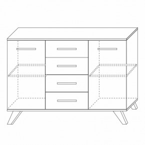 Комодино Вега Скандинавия в Ишиме - ishim.mebel24.online | фото 3