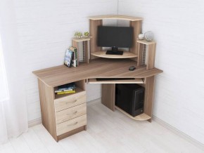 Компьютерный стол Грета-7 ясень шимо/дуб сонома в Ишиме - ishim.mebel24.online | фото