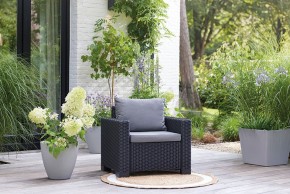 Комплект кресел Калифорния (California chair) графит в Ишиме - ishim.mebel24.online | фото 1