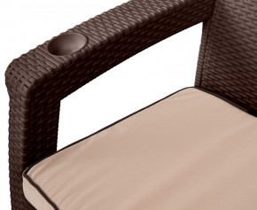 Комплект кресел Yalta Premium Double Seat (Ялта) шоколадный (+подушки под спину) в Ишиме - ishim.mebel24.online | фото 2
