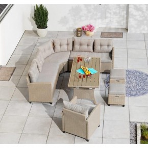 Комплект плетеной мебели AFM-373B Beige в Ишиме - ishim.mebel24.online | фото 2