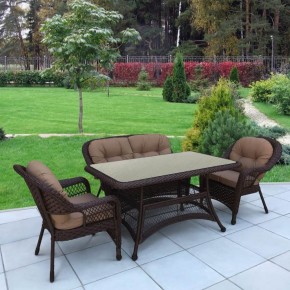Комплект плетеной мебели T130/LV-520BB-Brown_Beige в Ишиме - ishim.mebel24.online | фото 2