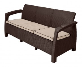 Комплект уличной мебели Yalta Terrace Triple Set (Ялта) шоколадный в Ишиме - ishim.mebel24.online | фото 2