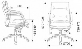 Кресло для руководителя Бюрократ T-9927SL-LOW в Ишиме - ishim.mebel24.online | фото 5