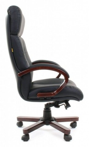 Кресло для руководителя Chairman 421 черный/орех темный, черный в Ишиме - ishim.mebel24.online | фото 3