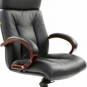 Кресло для руководителя Chairman 421 черный/орех темный, черный в Ишиме - ishim.mebel24.online | фото 6
