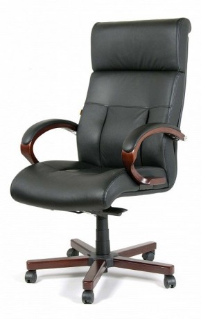 Кресло для руководителя Chairman 421 черный/орех темный, черный в Ишиме - ishim.mebel24.online | фото 7