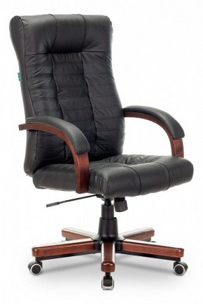 Кресло для руководителя KB-10WALNUT/B/LEATH в Ишиме - ishim.mebel24.online | фото