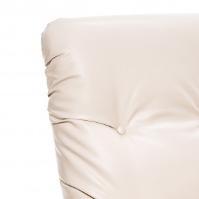 Кресло-качалка Модель 67 Венге текстура, к/з Varana cappuccino в Ишиме - ishim.mebel24.online | фото 5