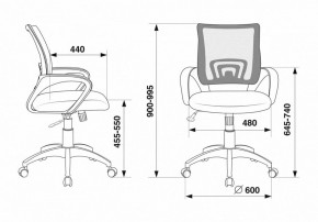 Кресло компьютерное CH-695N/BL/TW-11 в Ишиме - ishim.mebel24.online | фото 6