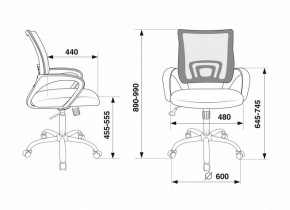 Кресло компьютерное CH-695N/SL/BLACK в Ишиме - ishim.mebel24.online | фото 1