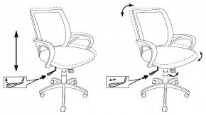 Кресло компьютерное CH-695N/SL/OR/BLACK в Ишиме - ishim.mebel24.online | фото 4